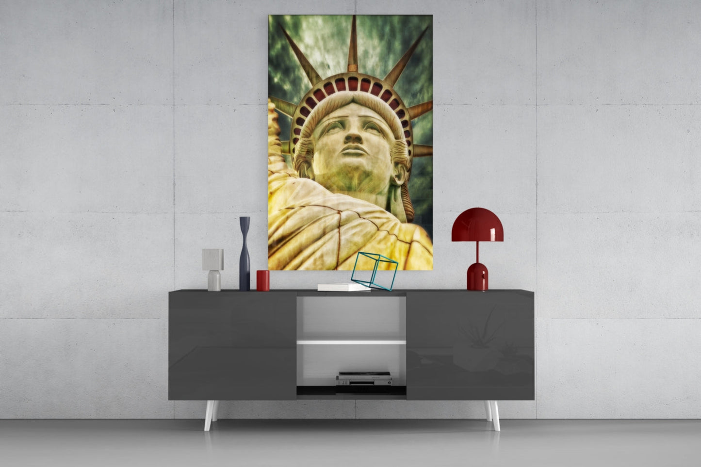 Statue of Liberty Glass Wall Art