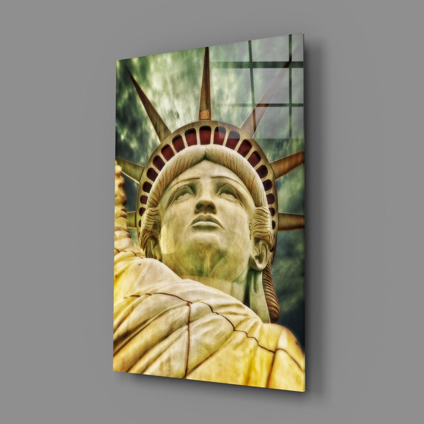 Statue of Liberty Glass Wall Art