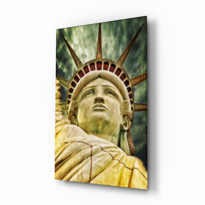 Statue of Liberty Glass Wall Art
