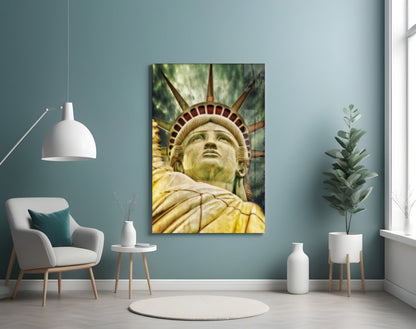 Statue of Liberty Glass Wall Art