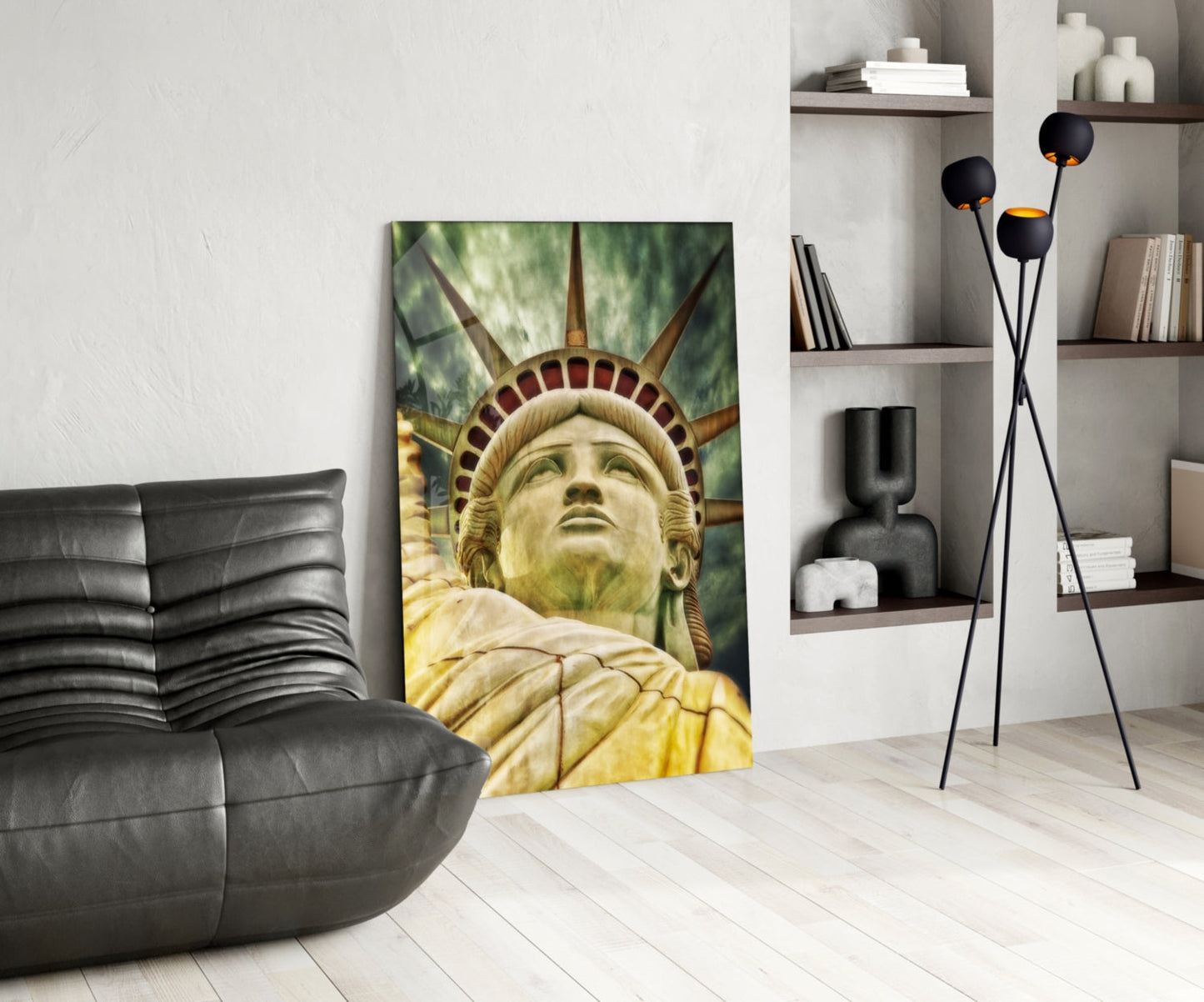 Statue of Liberty Glass Wall Art