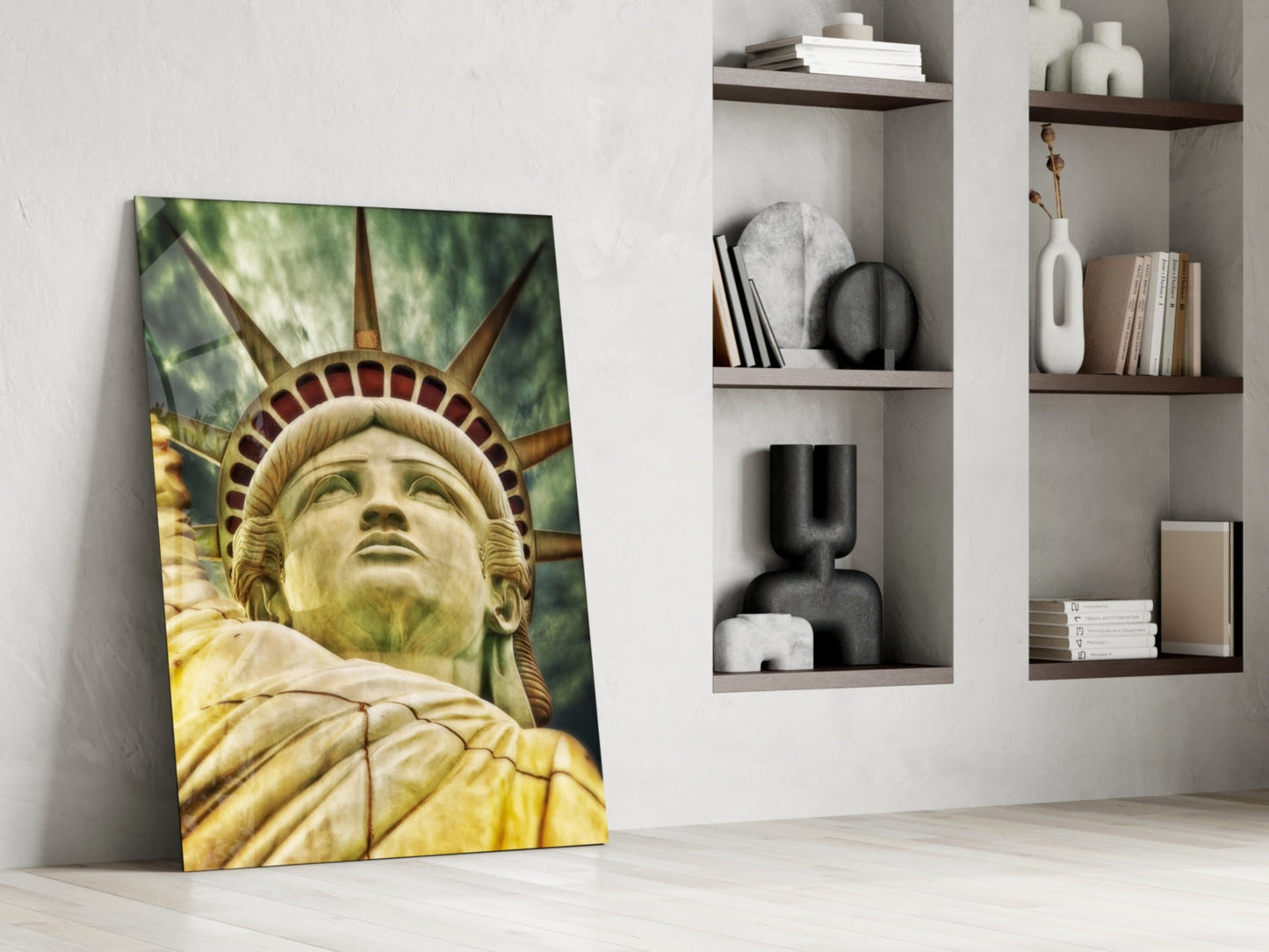 Statue of Liberty Glass Wall Art
