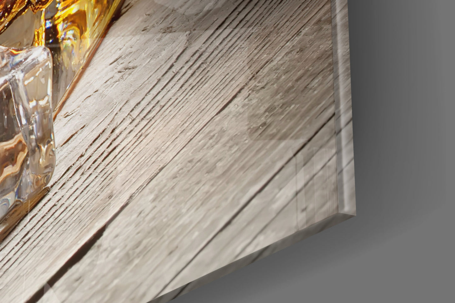 Whiskey & Cigar Glass Wall Art