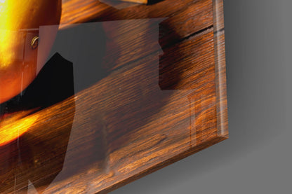 Wine and Barrel Glass Wall Art
