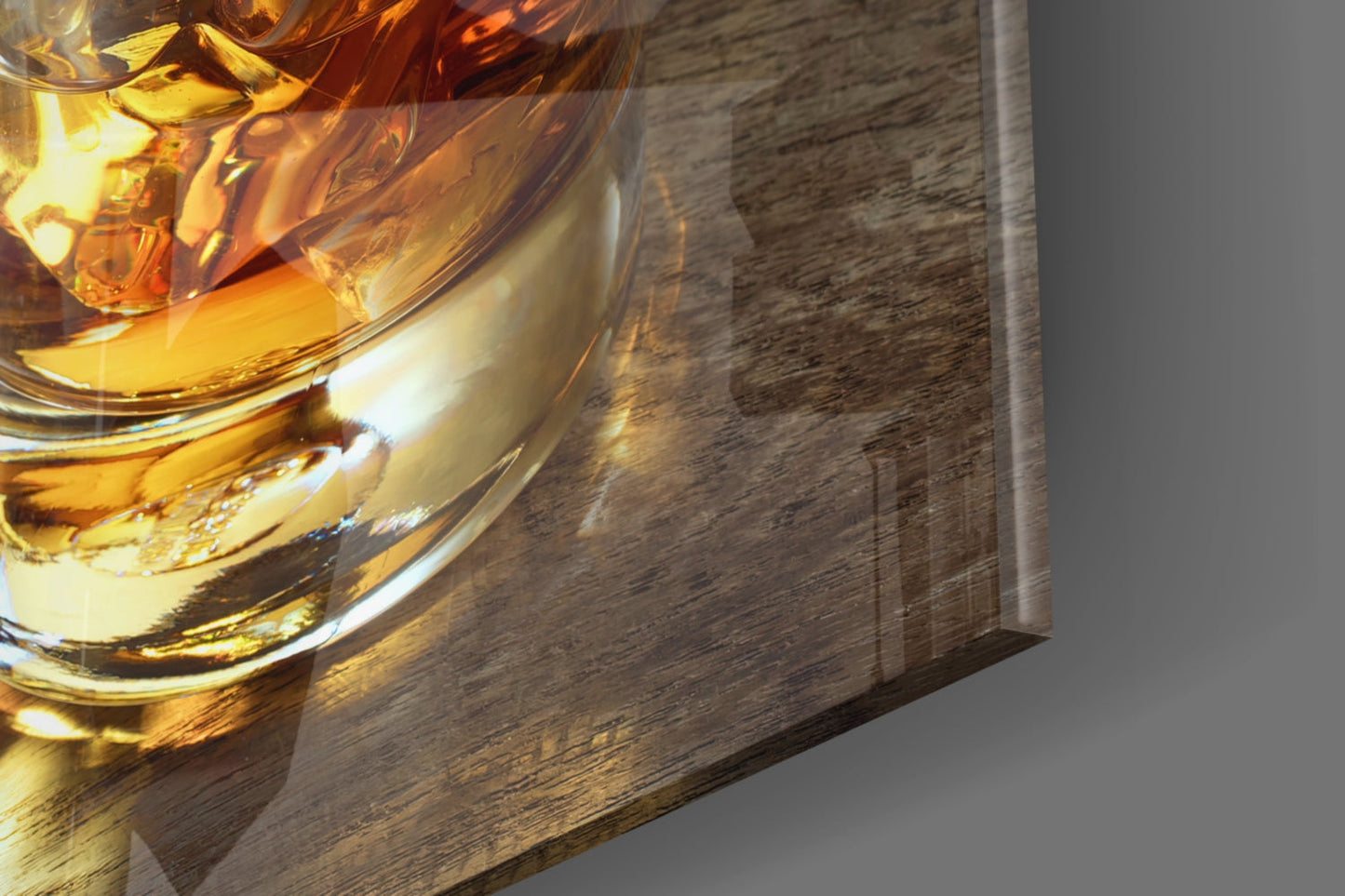 Whiskey Decanter Glass Wall Art