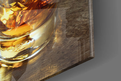 Whiskey Decanter Glass Wall Art