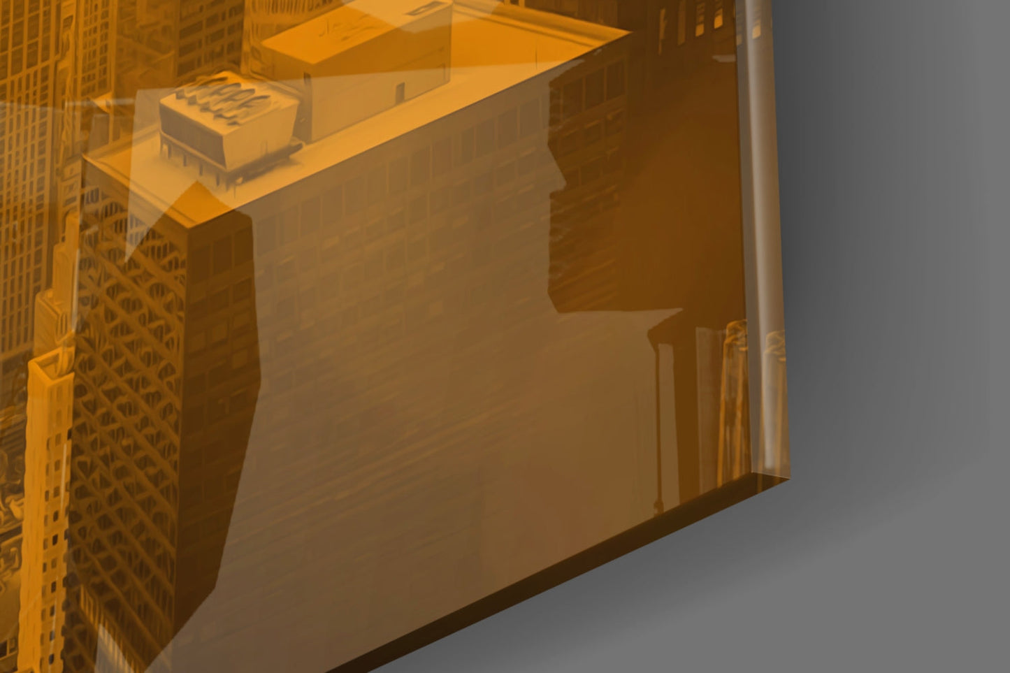 Wanderlust NYC Skyline Glass Wall Art - Dusk