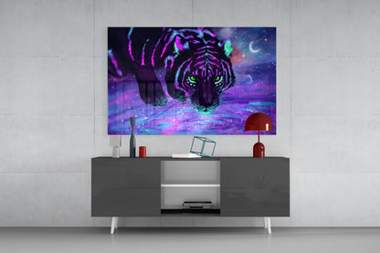 Tiger Glass Wall Art