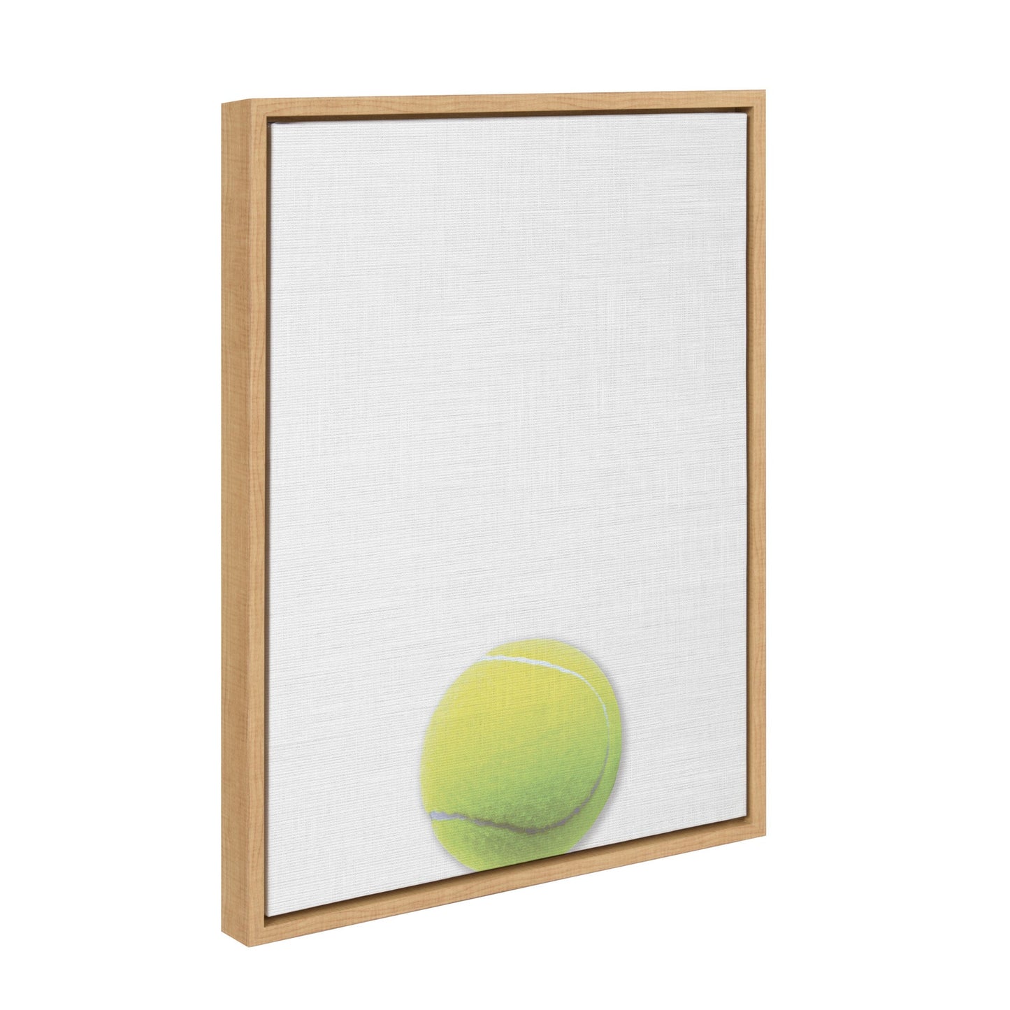 Color Tennis Ball Framed Canvas Wall Art