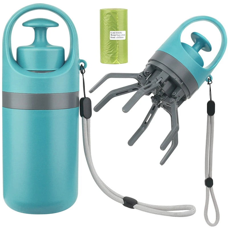 Portable Dog Poop Scooper With Bag Dispenser – Clean Walks, Zero Mess