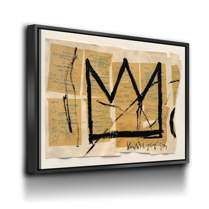 Crown Abstract Modern Canvas Wall Art