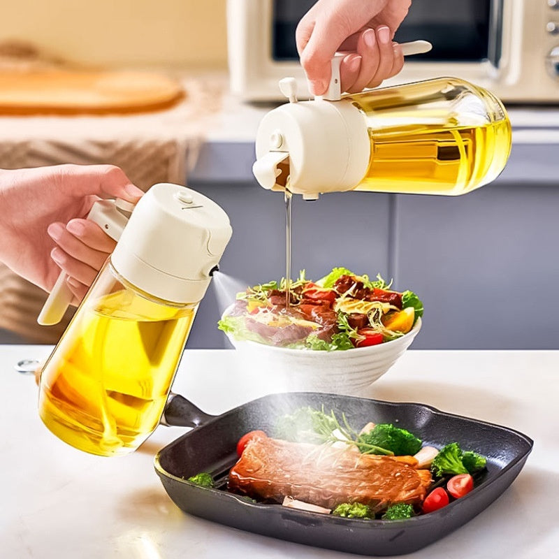 PerfectSpray™ 2-in-1 Olive Oil Dispenser - Cook Like a Pro!