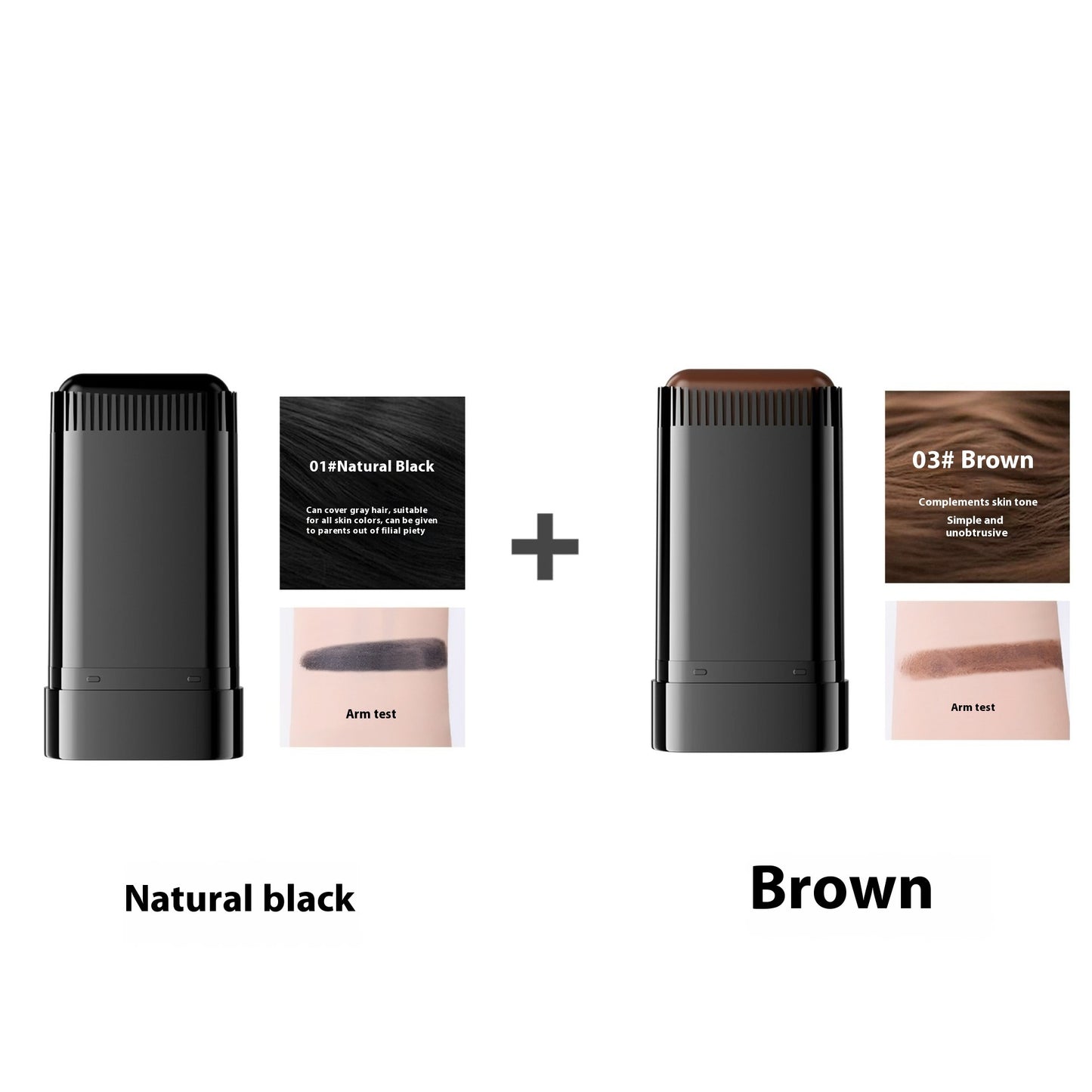 Instant Hair Dye Comb: Cover Gray in Minutes