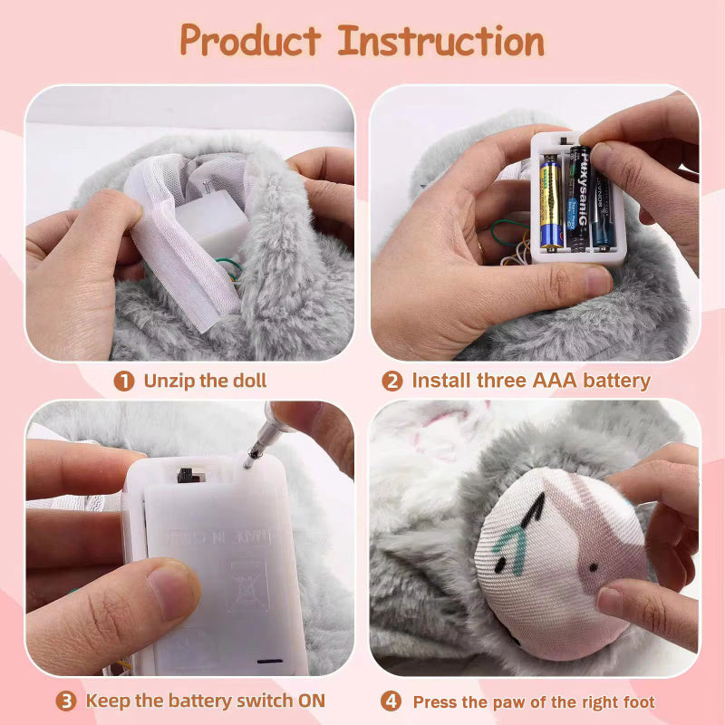Breathing Bunny Soothing Sensory Plush – Calms Little Ones in Minutes