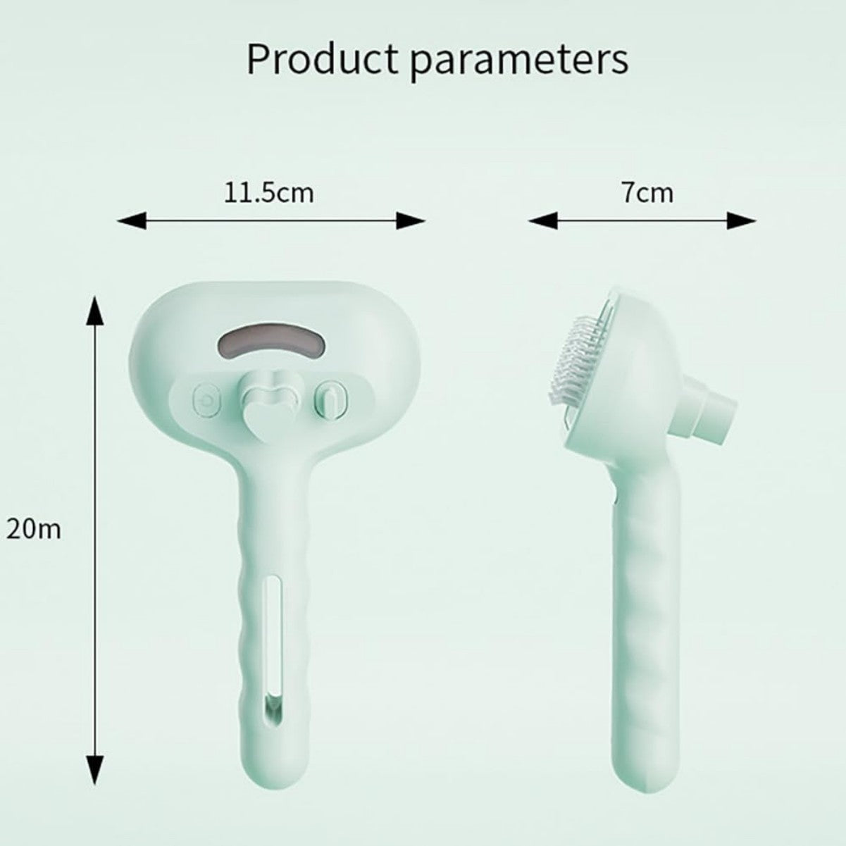 Pet Steam Brush: Instantly Stop Flying Fur