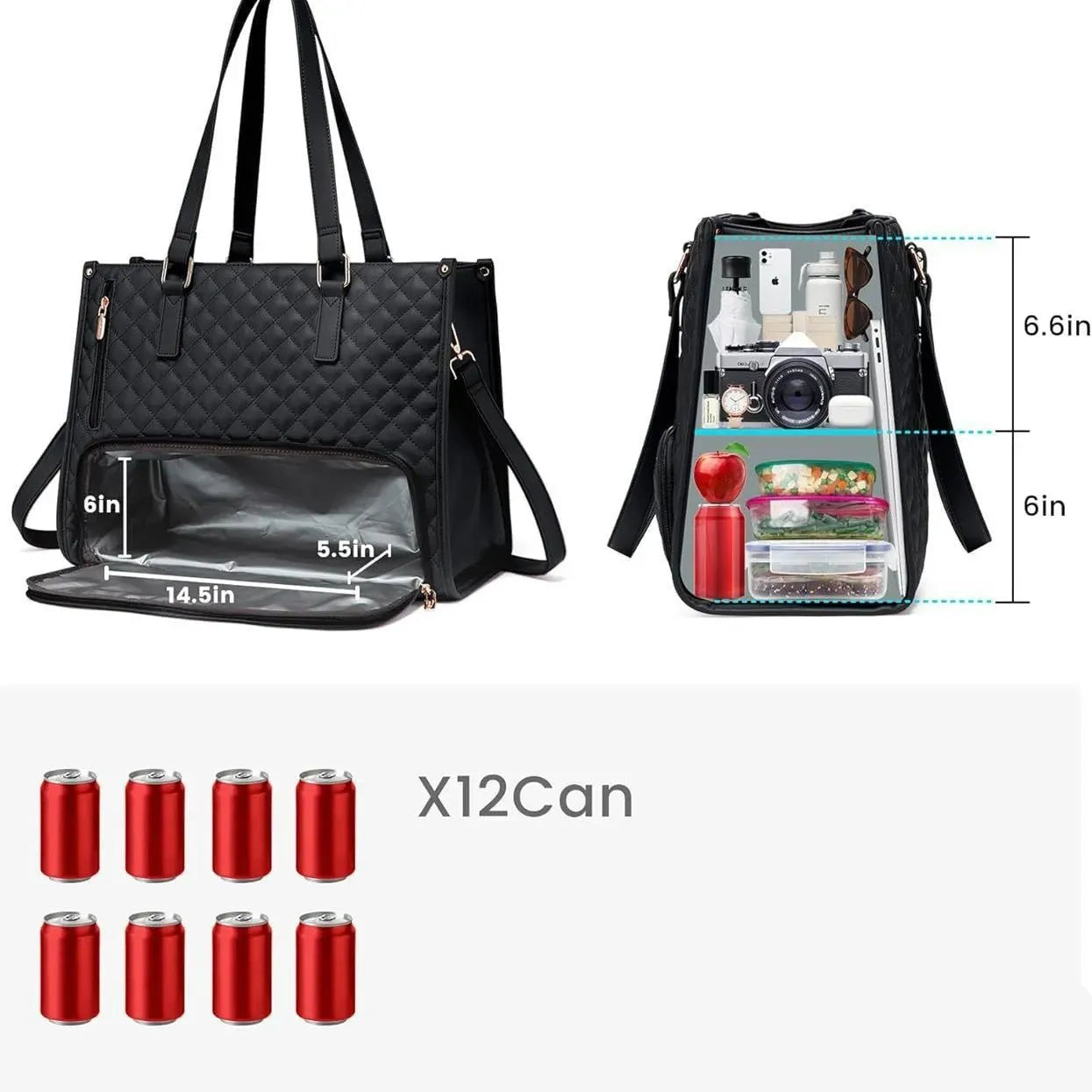 ChicTote™ - The Stylish 2-in-1 Bag That Keeps Your Meals Fresh & Your Life Organized!
