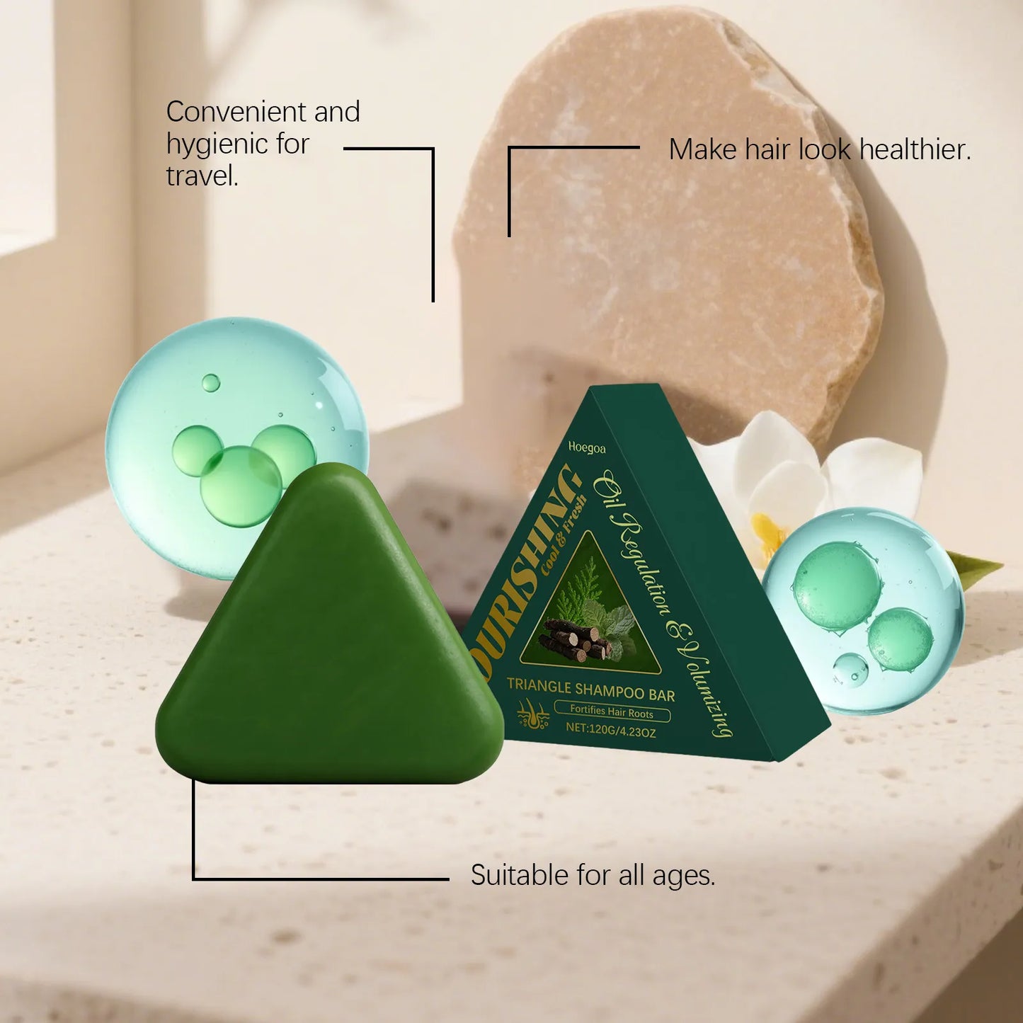 Herbal Nourishing Shampoo Bar – Instantly Fresher, Balanced Hair