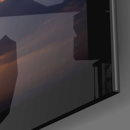 Galata Tower Sunset Glass Wall Art