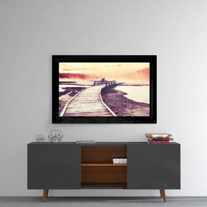 Sunset Glass Wall Art