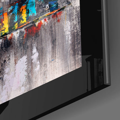 City Skyline Glass Wall Art