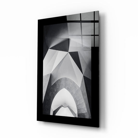 Architectural arch gate glass wall art