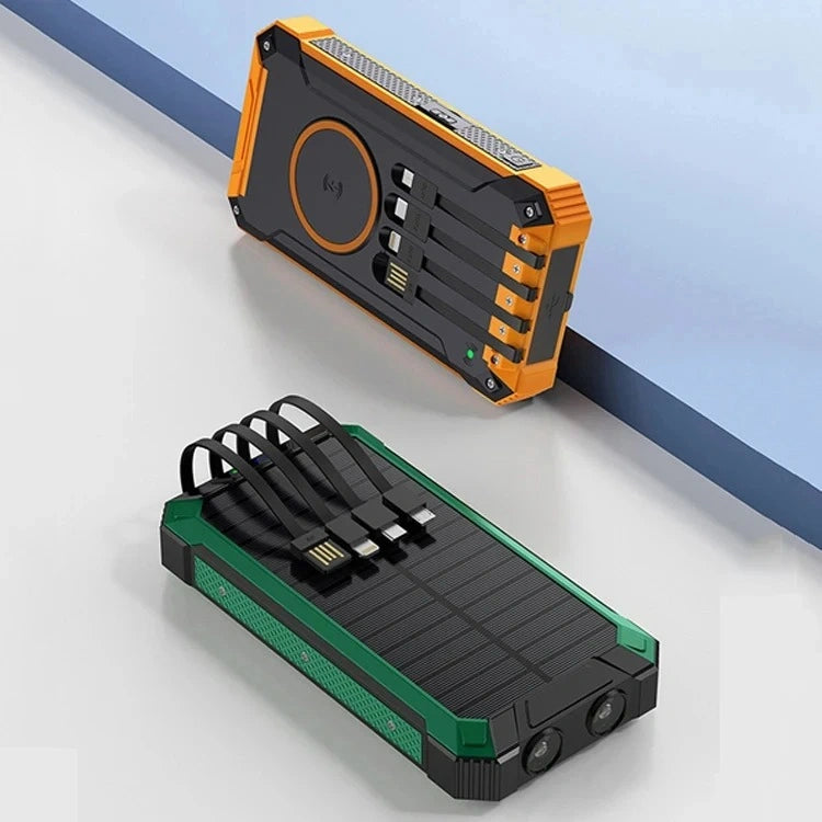 Solar Powered Phone Charger – Wireless Solar Power Bank (Stay Charged Anywhere)