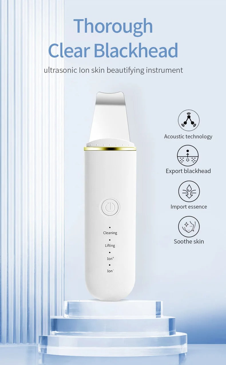 Ultrasonic Skin Scrubber Pro – Deep Clean & Revive Your Skin