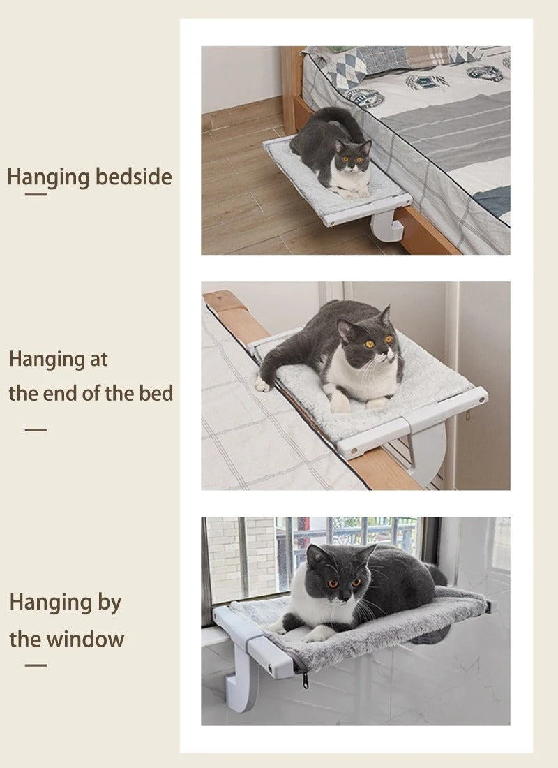 CozyClasp™ - The Bedside Haven for Your Feline Friend