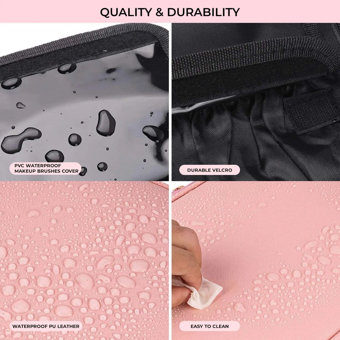 Makeup Organizer Bag with Light-Up Mirror – Travel-Ready Beauty Station with Adjustable Dividers & LED Lighting