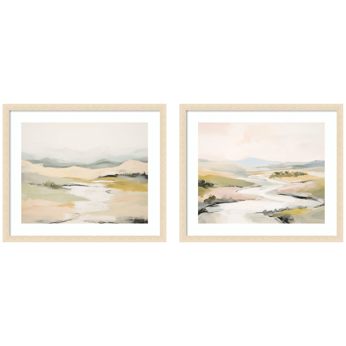 Tranquil Landscape Wall Art Set of 2 Prints
