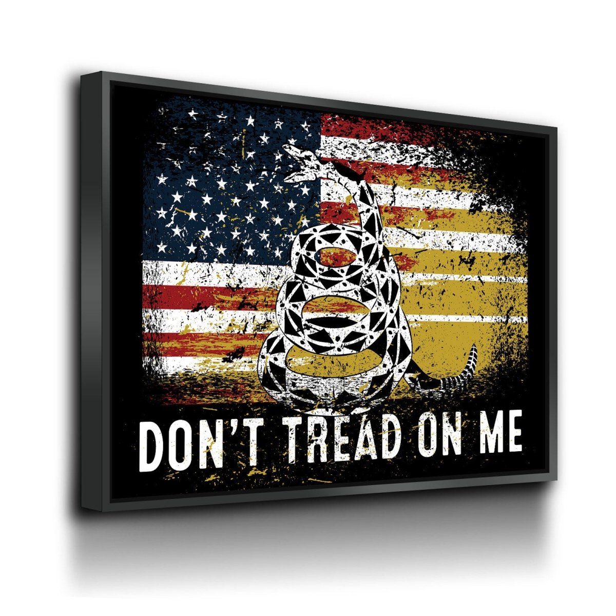 Don't Tread On Me patriotic canvas wall art