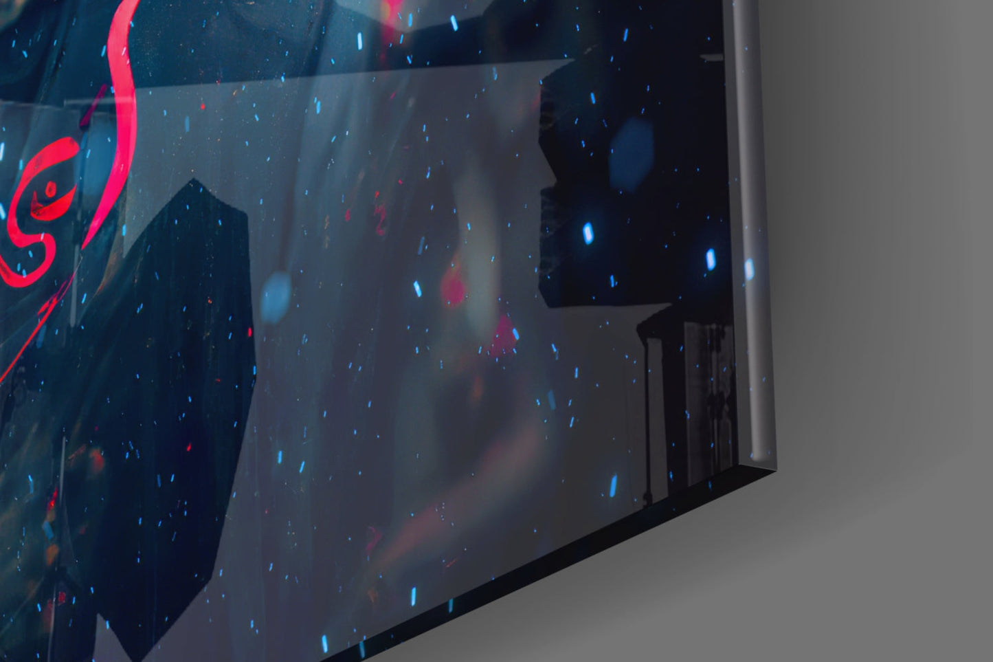 Thunder Fighter Glass Wall Art