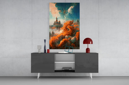 Dream Castle Glass Wall Art