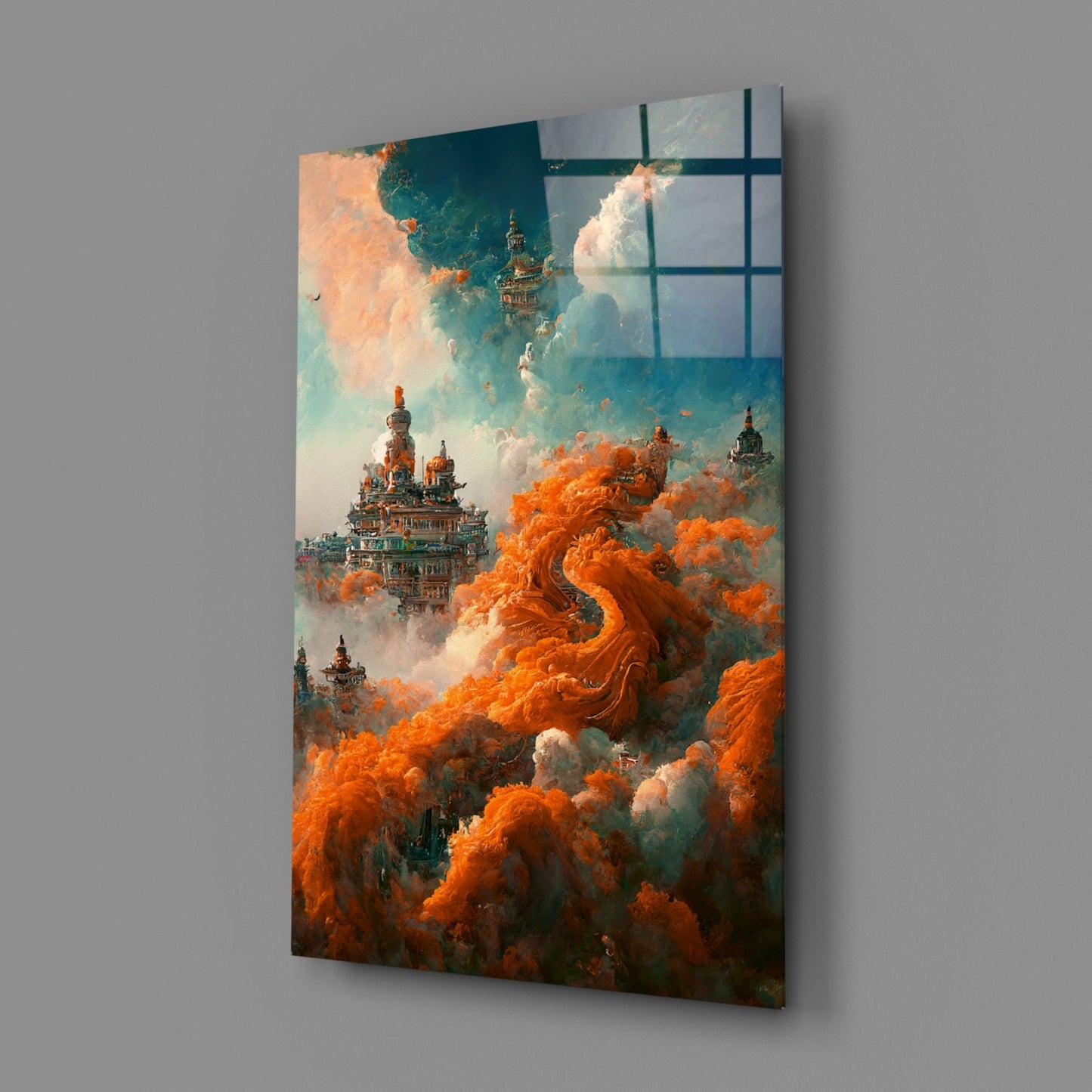 Dream Castle Glass Wall Art