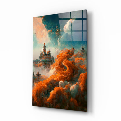 Dream Castle Glass Wall Art