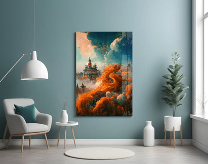 Dream Castle Glass Wall Art