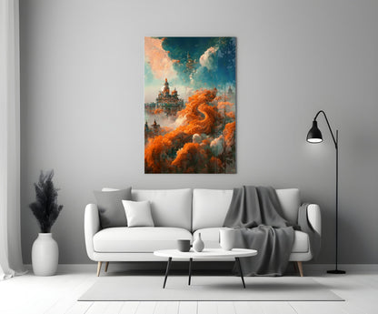 Dream Castle Glass Wall Art