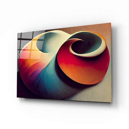 The Shell Glass Wall Art