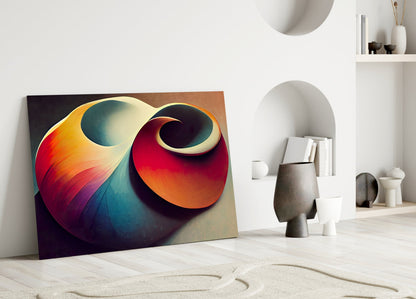 The Shell Glass Wall Art