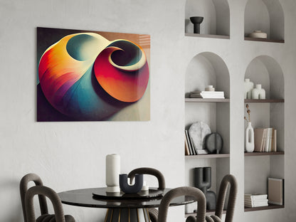 The Shell Glass Wall Art