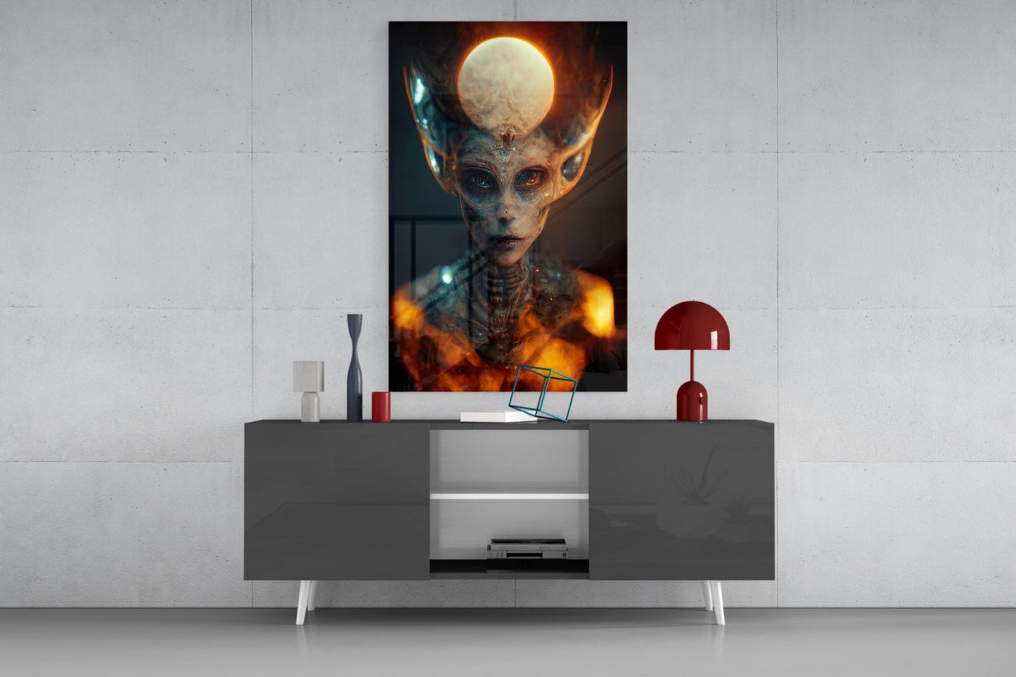 The Master Glass Wall Art
