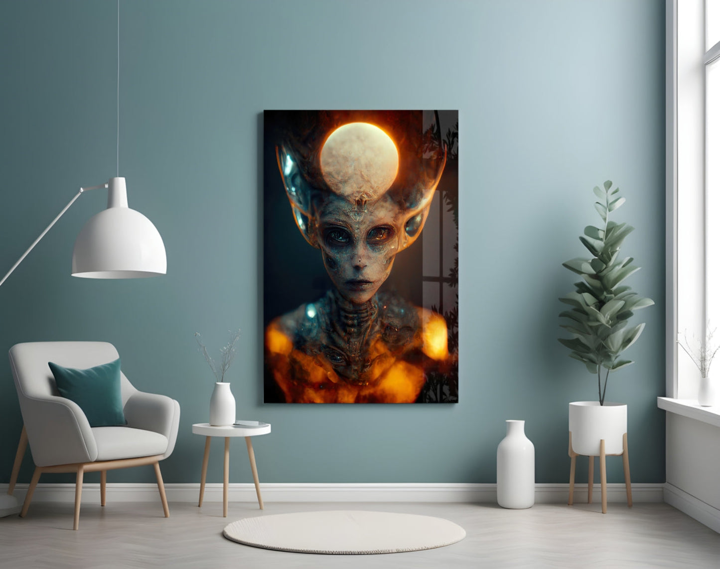 The Master Glass Wall Art