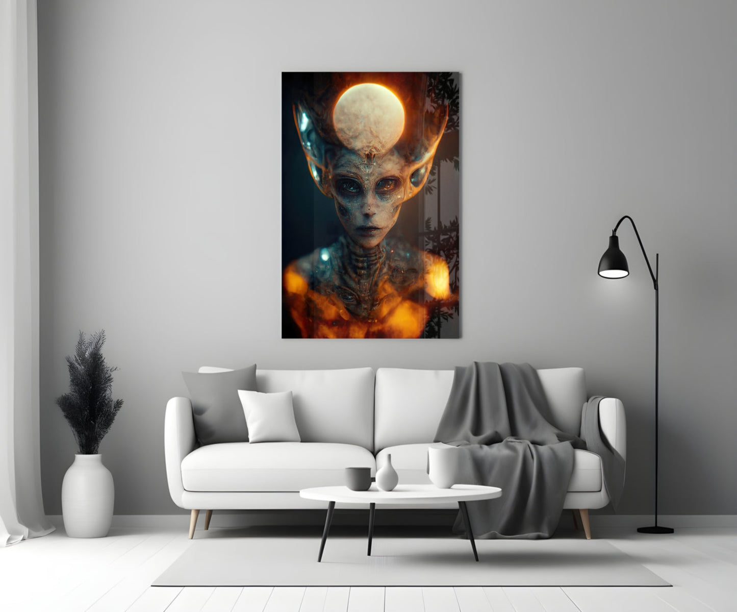 The Master Glass Wall Art