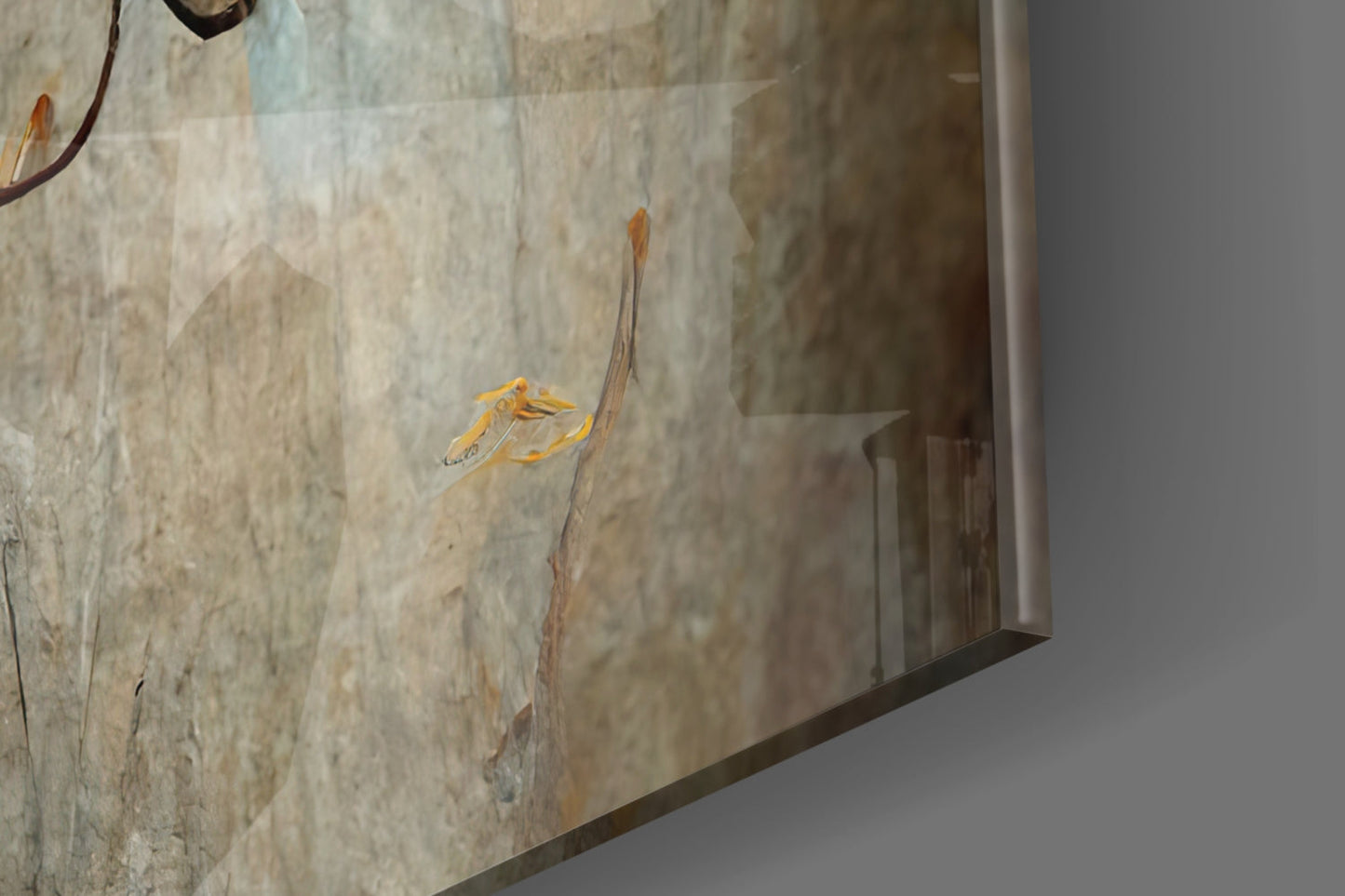 Timeless Flowers Glass Wall Art
