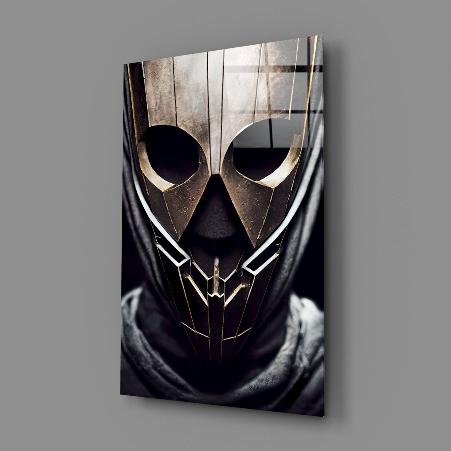 Peace Fighter Glass Wall Art