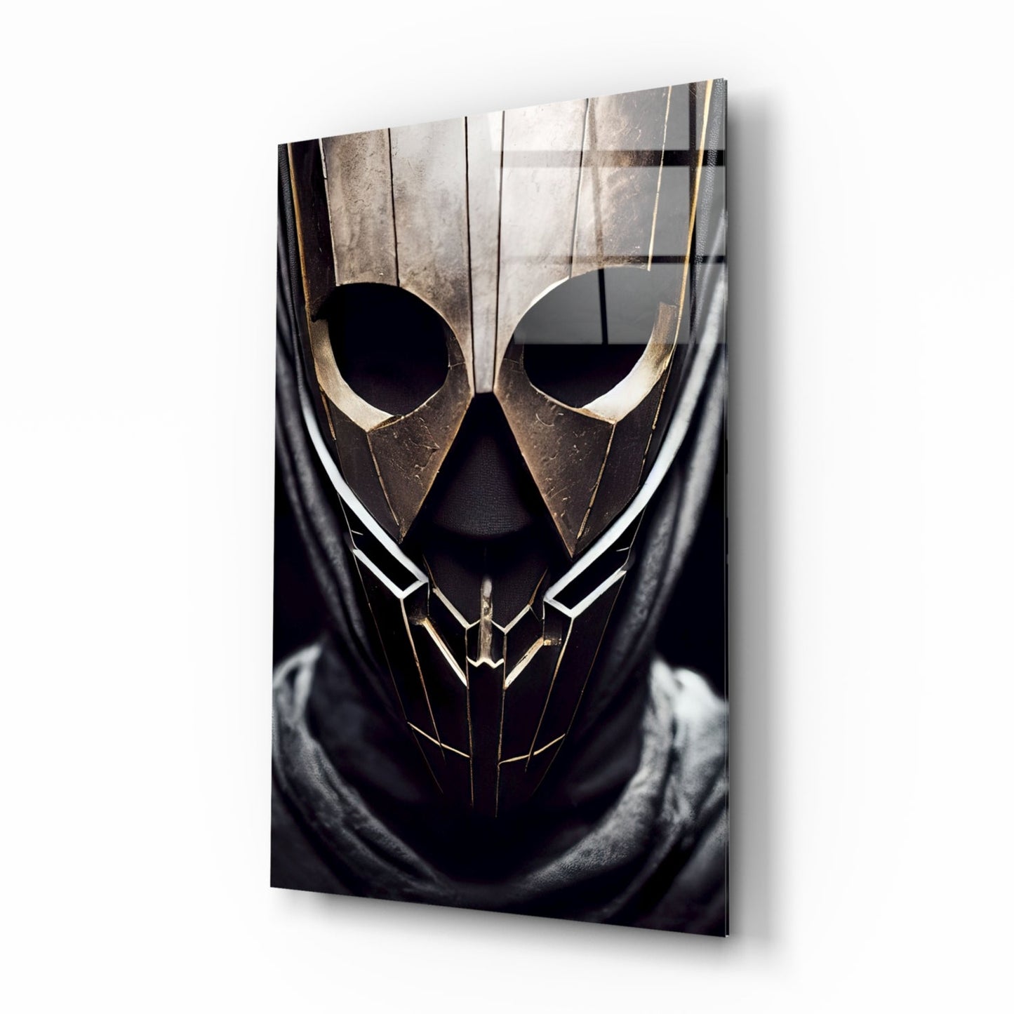 Peace Fighter Glass Wall Art