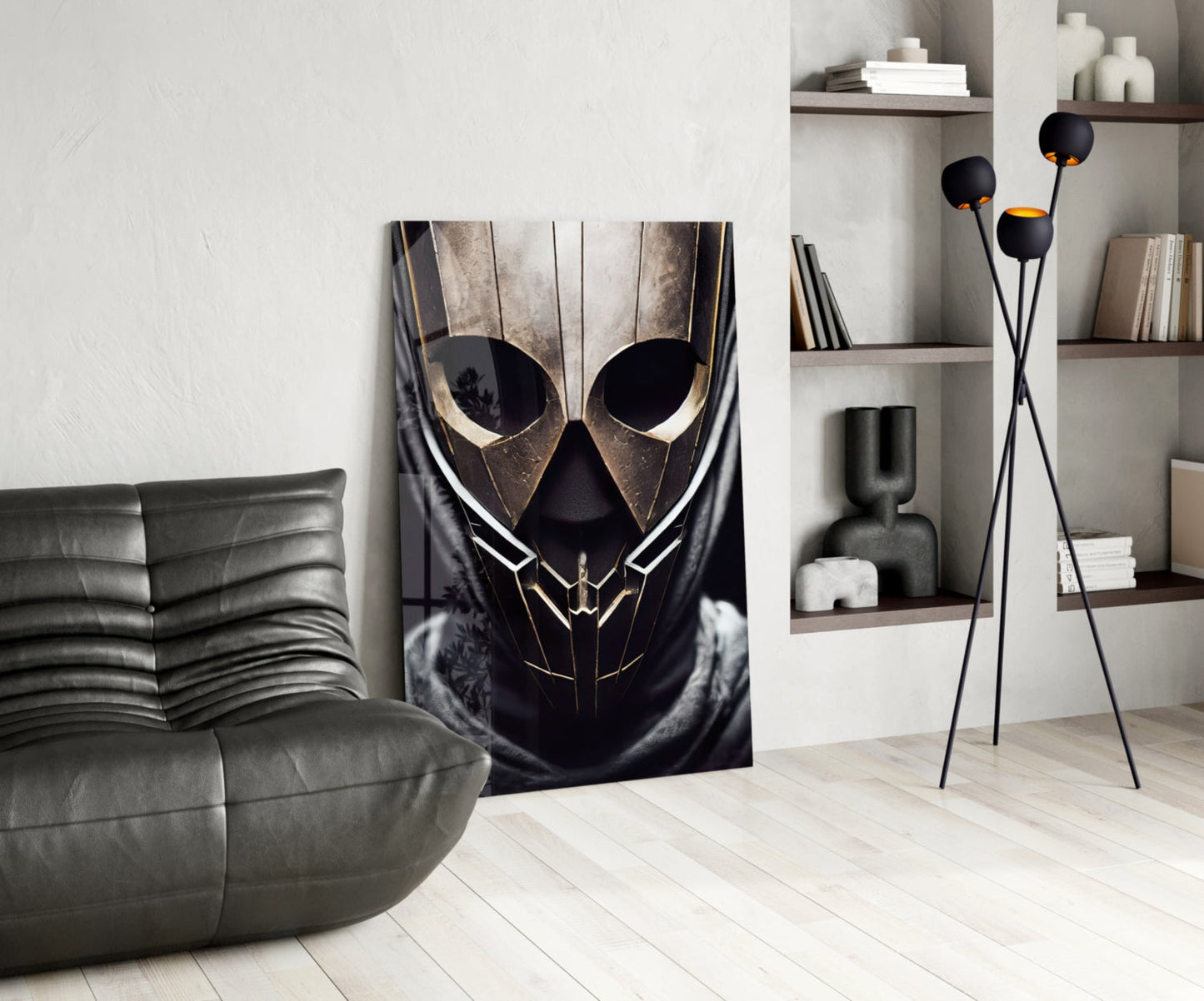 Peace Fighter Glass Wall Art