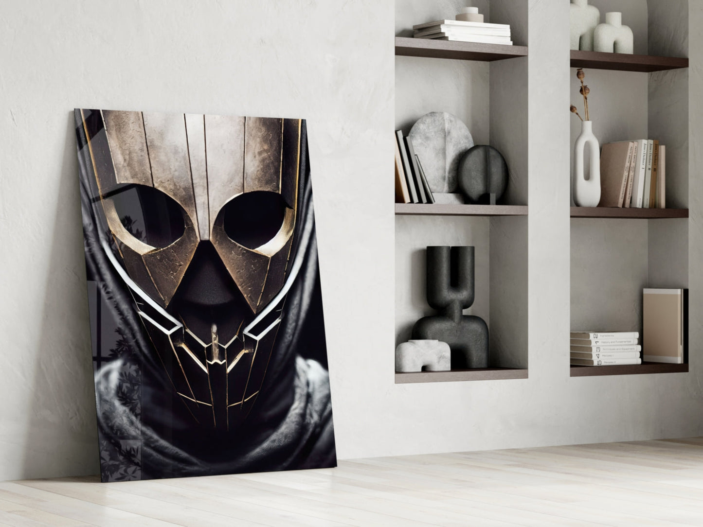 Peace Fighter Glass Wall Art