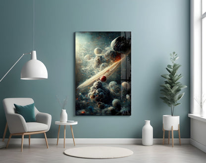 Small Bang Glass Wall Art