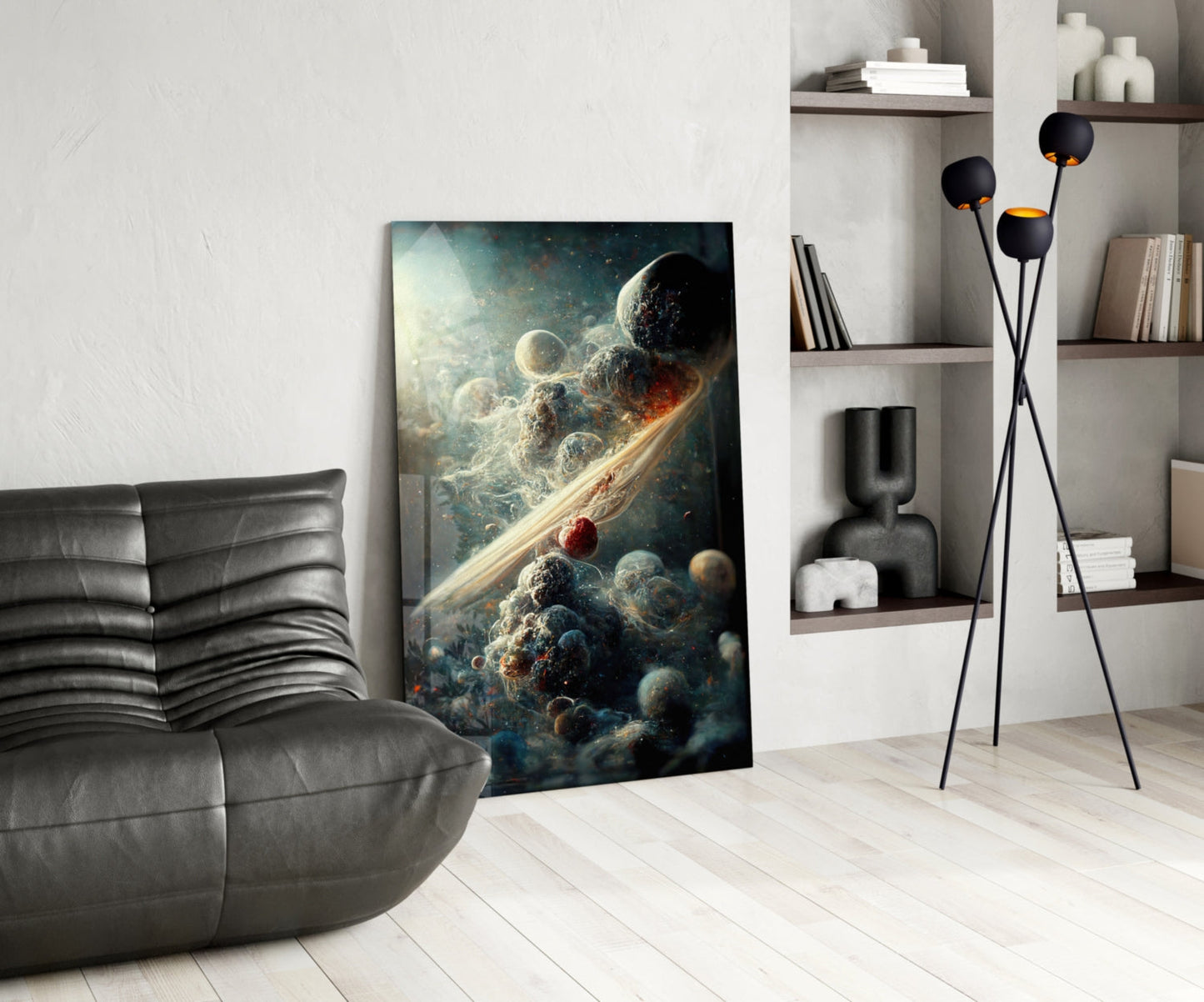 Small Bang Glass Wall Art